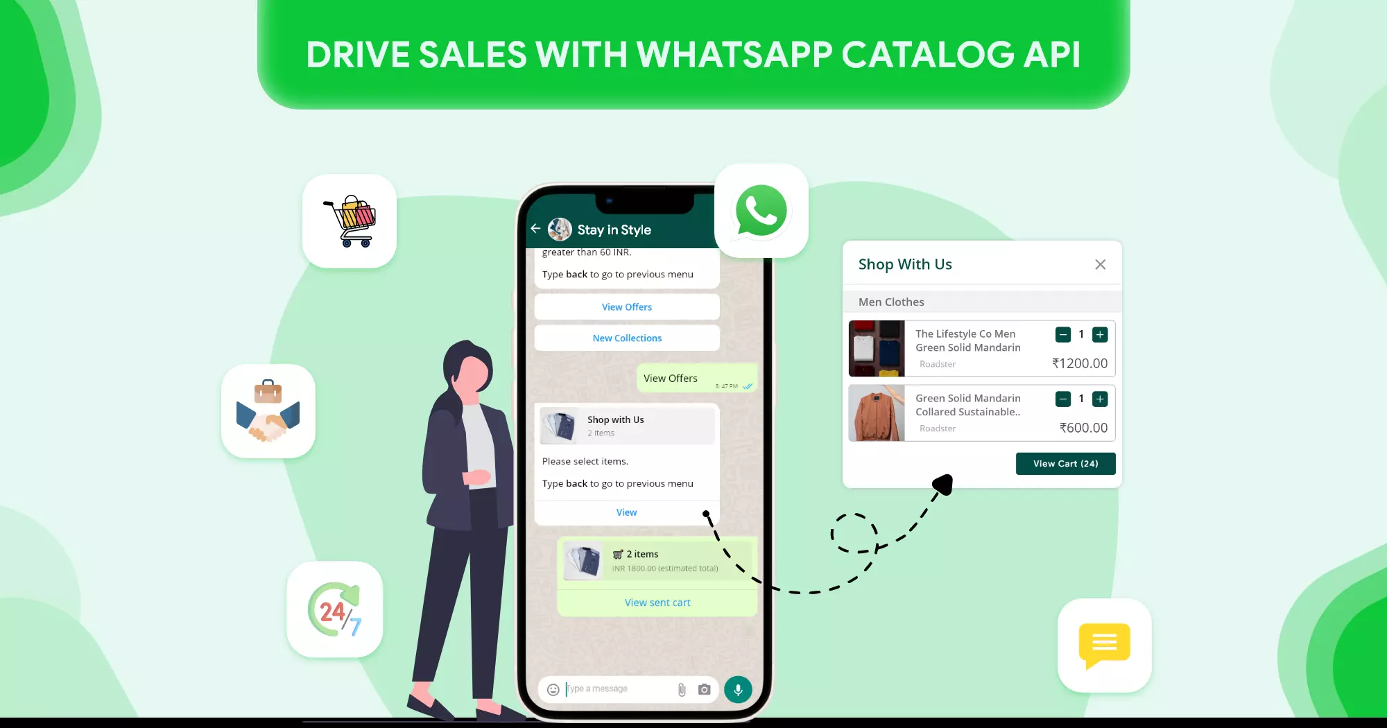 Drive sales with WhatsApp catalog API