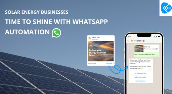 whatsapp automation for solar industry